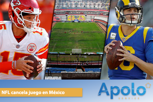 NFL cancela partido en México